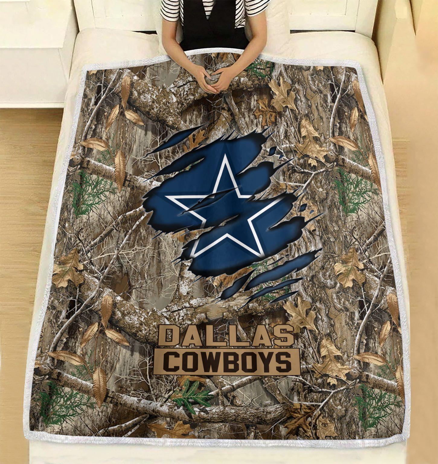 dallas cowboys plush blanket