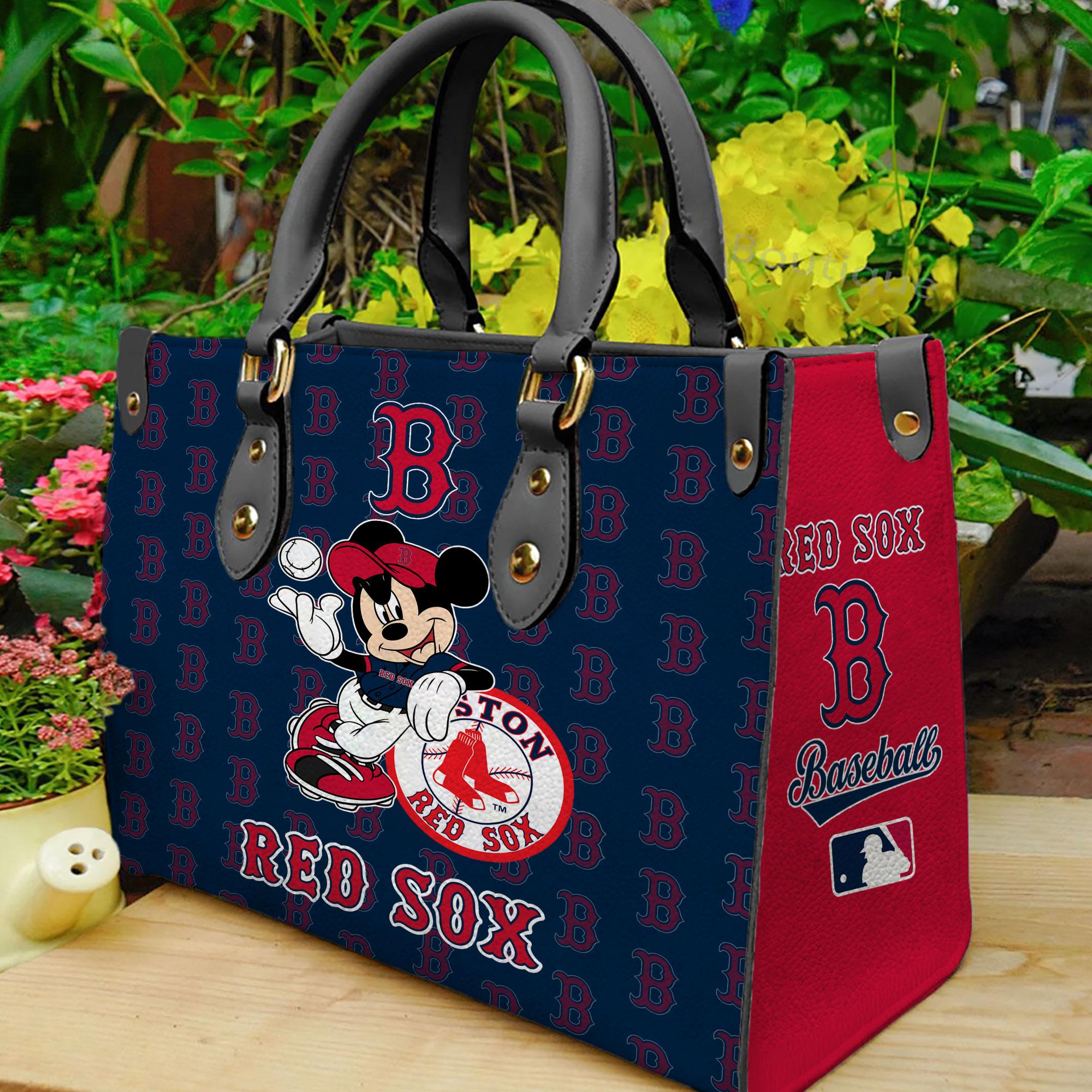 Boston Red Sox Mickey Women Leather Hand Bag M1 0805DS005