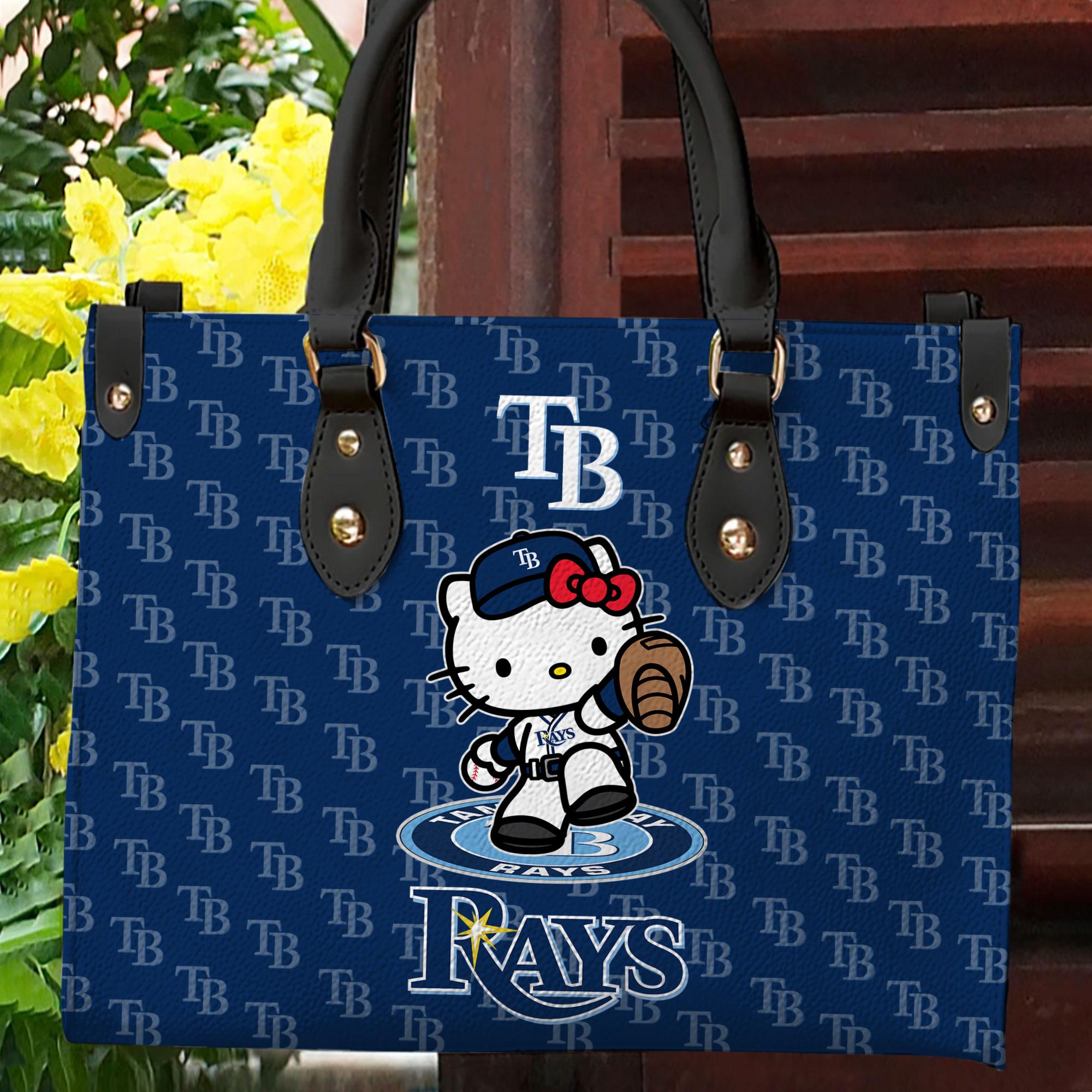Tampa Bay Rays Kitty Women Leather Hand Bag M1 
