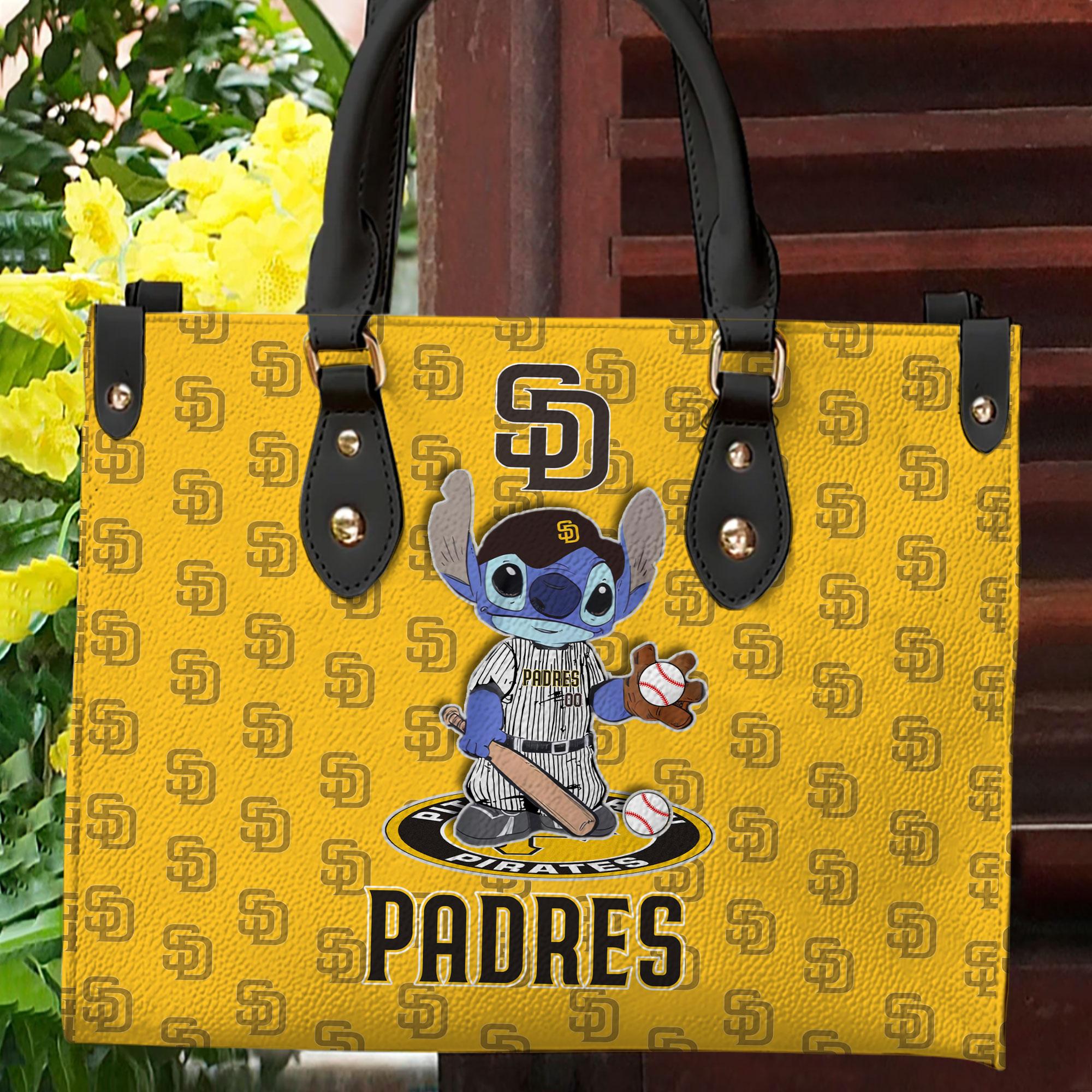 San Diego Padres Stitch Women Leather Hand Bag M1 