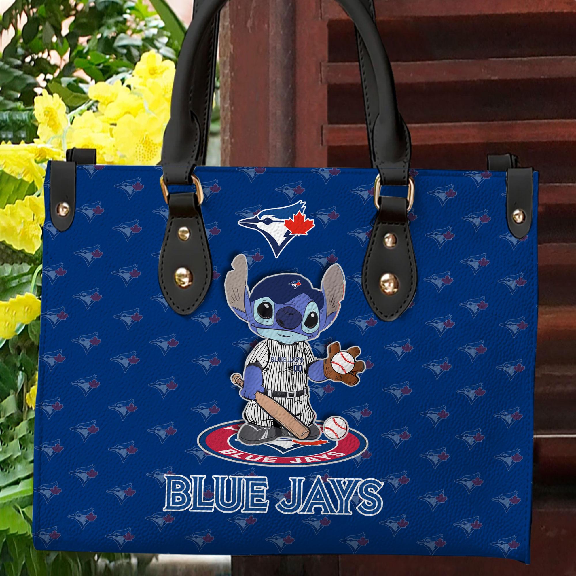 Toronto Blue Jays Stitch Women Leather Hand Bag M1 