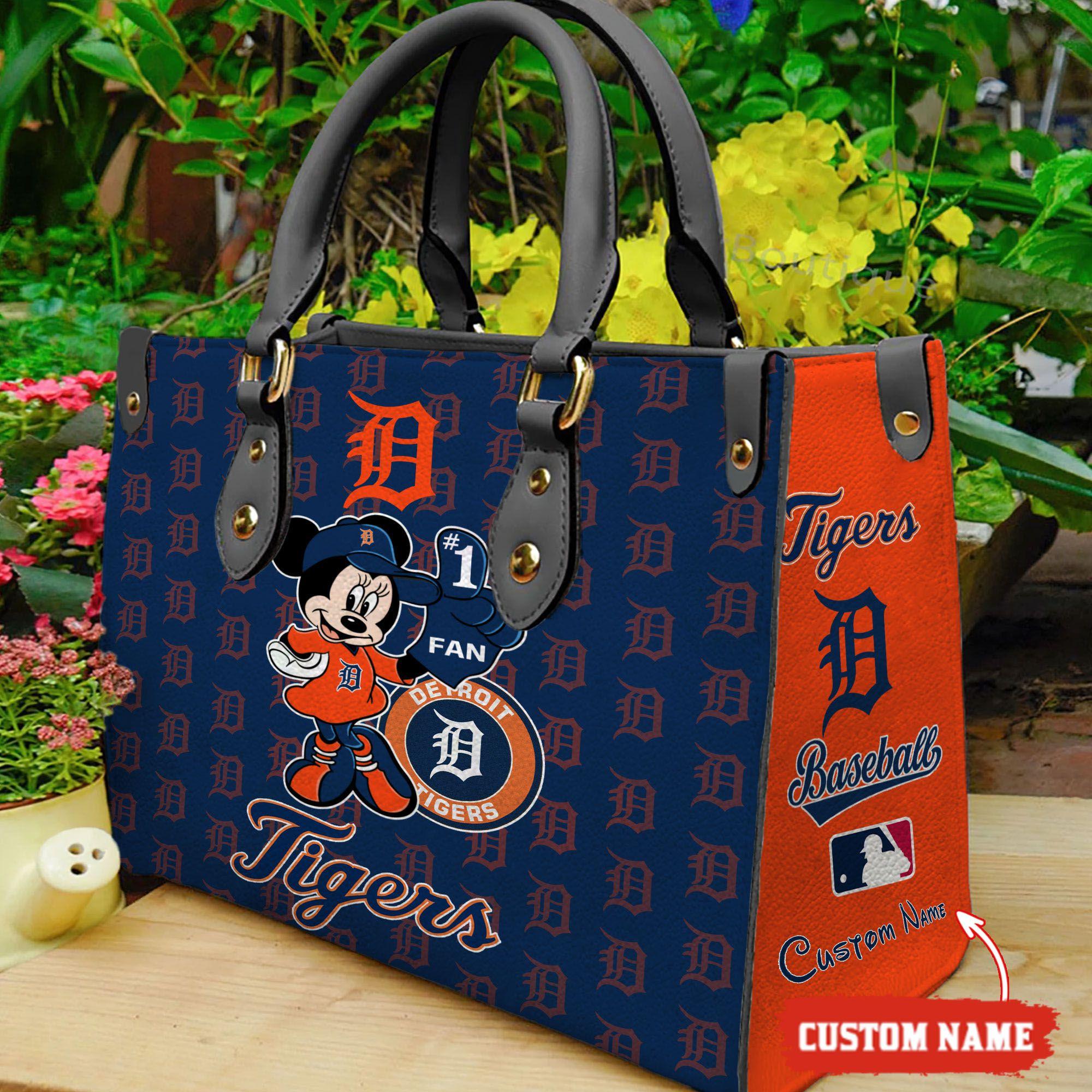 Detroit Tigers Minnie Women Leather Hand Bag M1 0805DS005