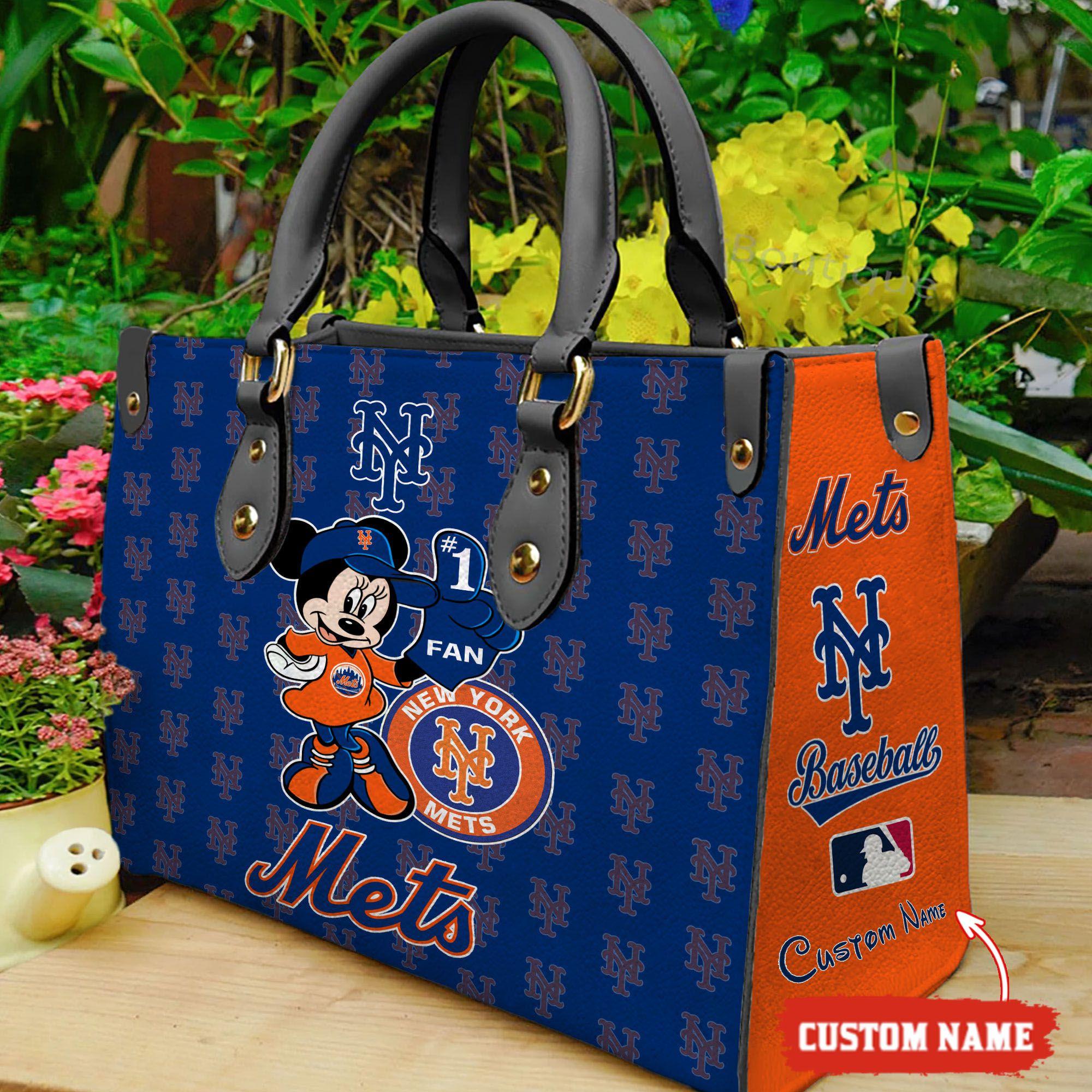 New York Mets Minnie Women Leather Hand Bag M1 0805DS005
