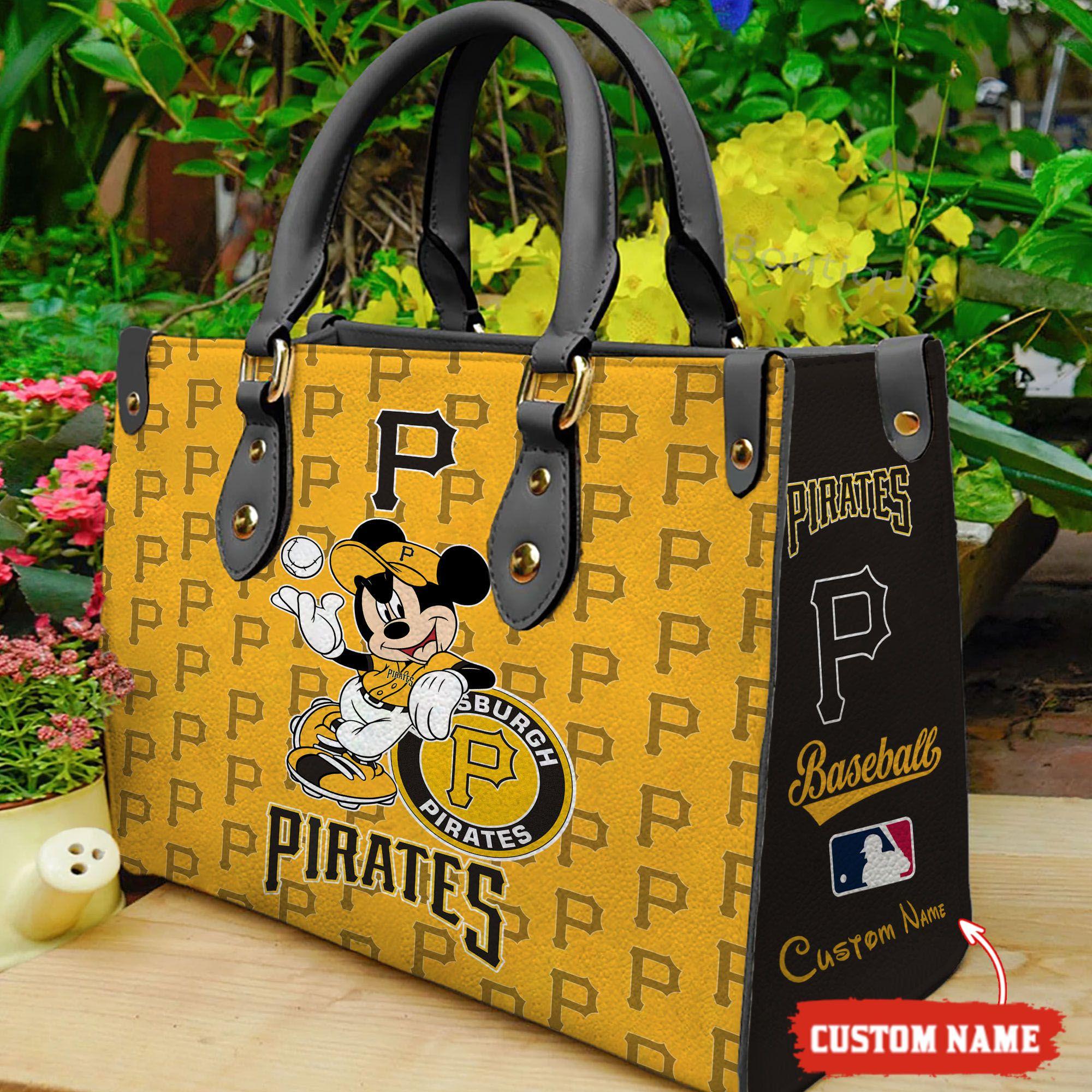 Pittsburgh Pirates Mickey Women Leather Hand Bag M1 0805DS005