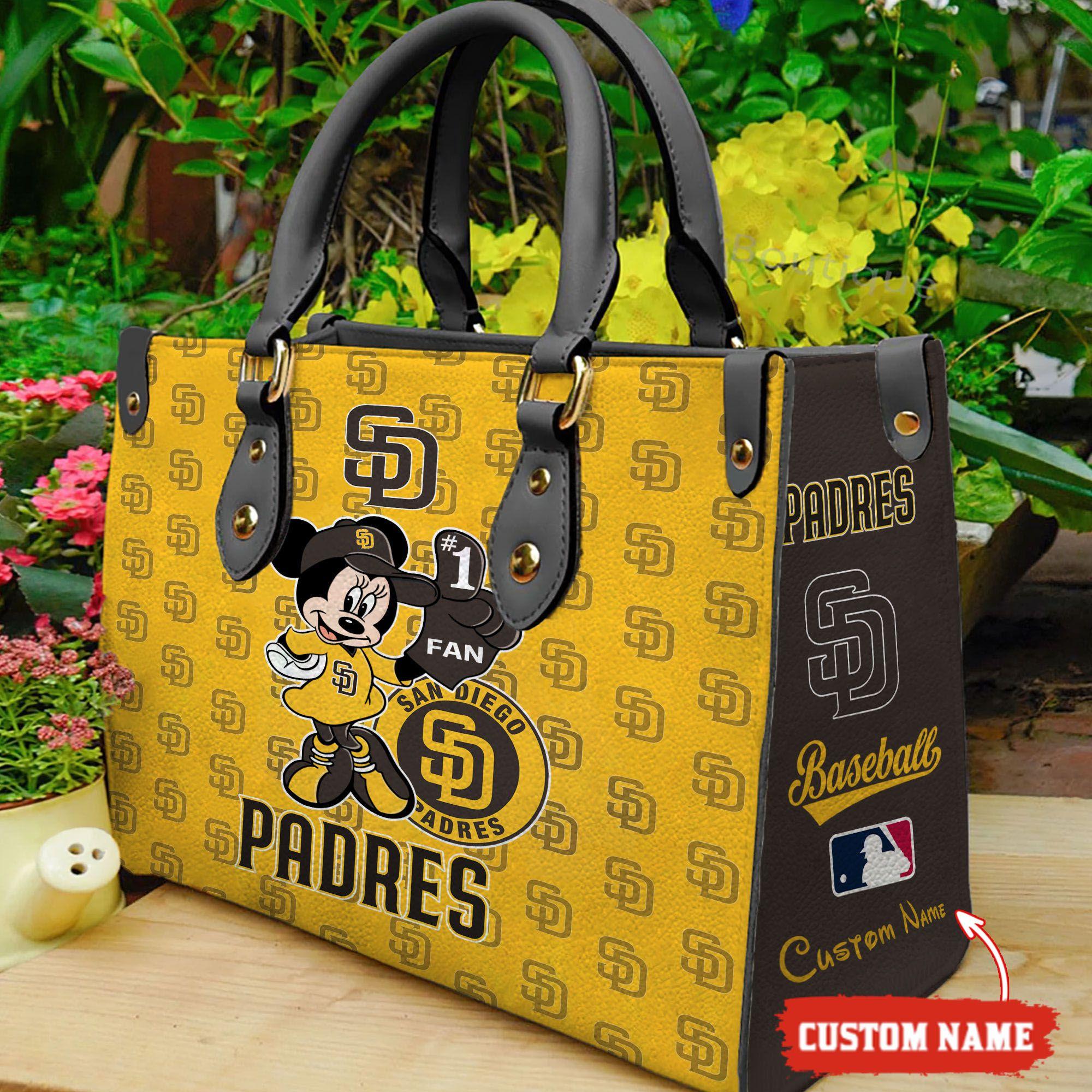 San Diego Padres Minnie Women Leather Hand Bag M1 0805DS005