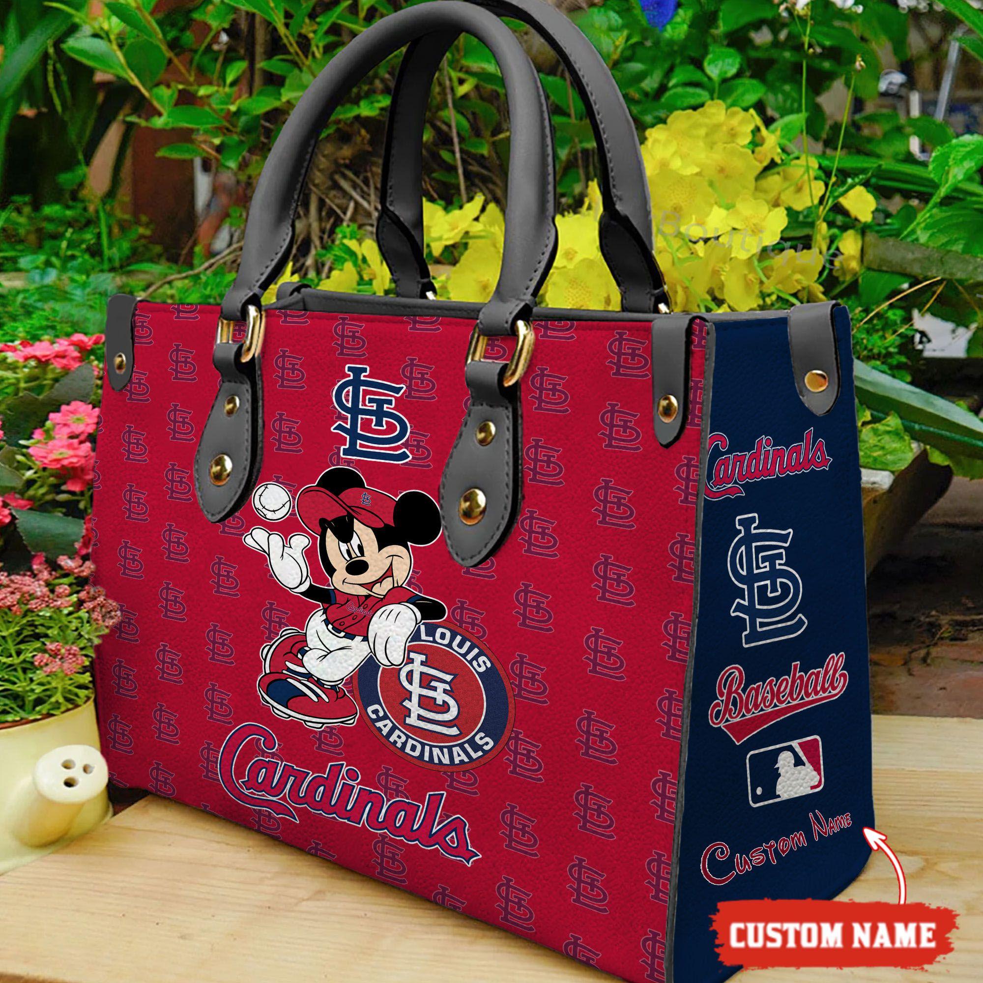 St. Louis Cardinals Mickey Women Leather Hand Bag M1 0805DS005