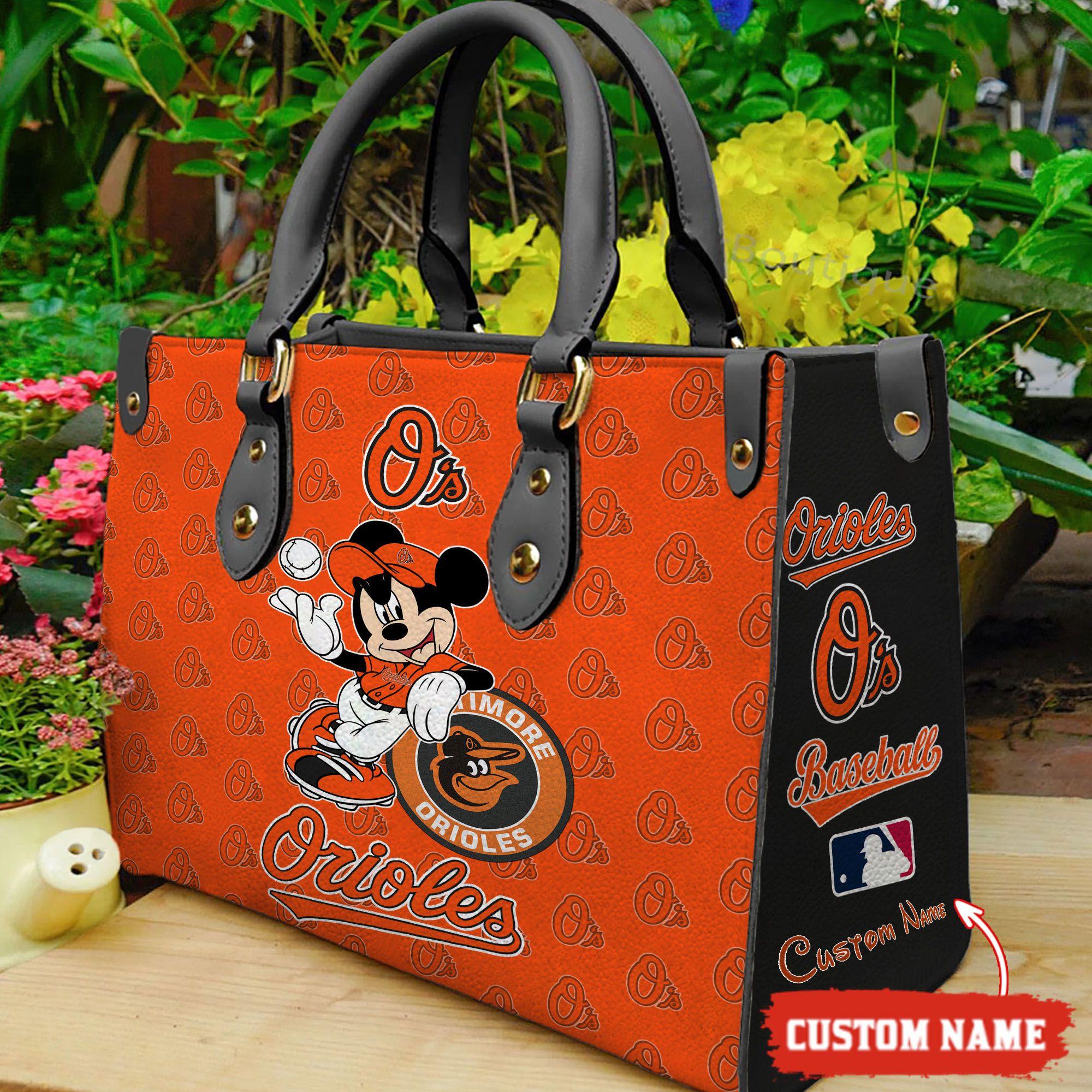Baltimore Orioles Mickey Women Leather Hand Bag M1 0805DS005