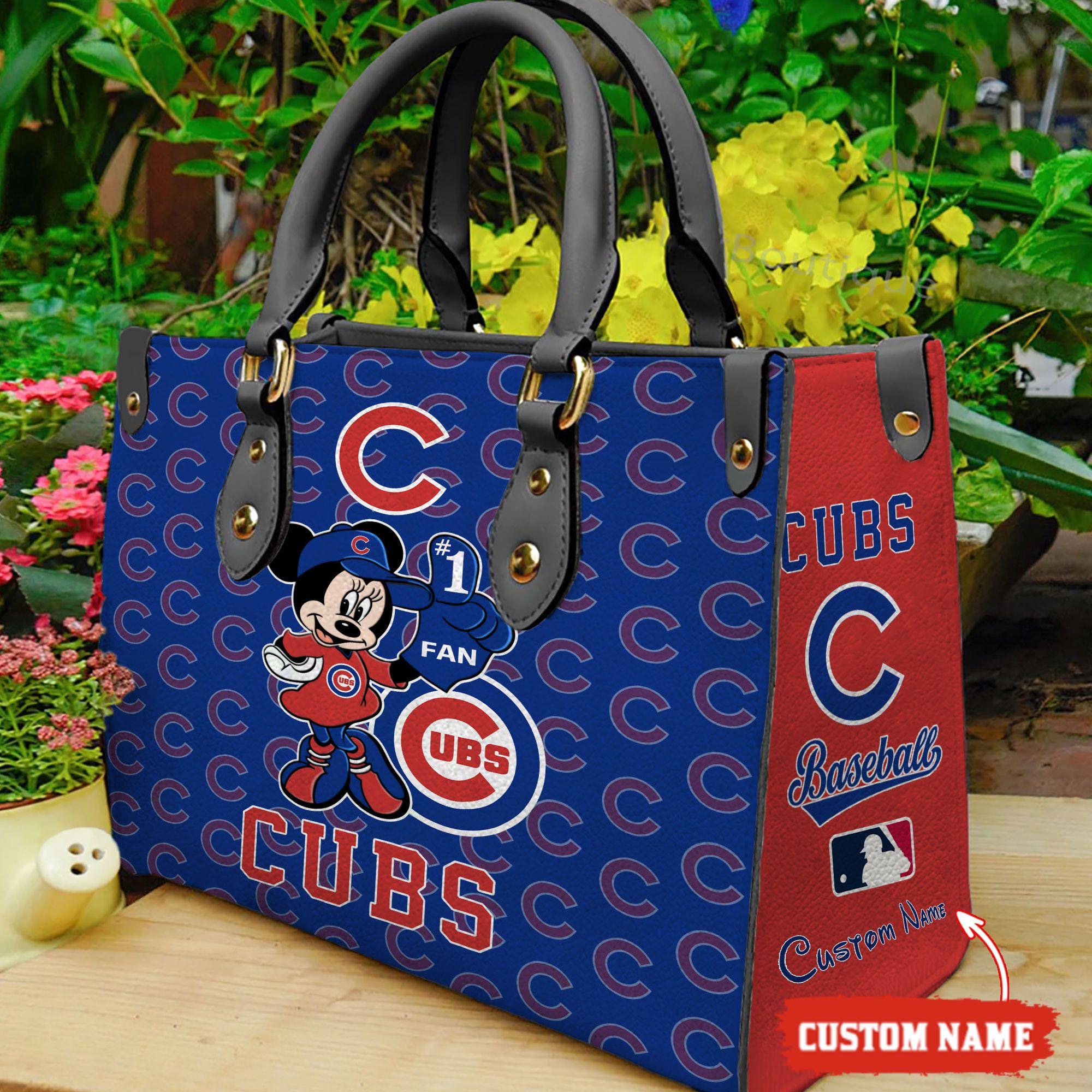 Chicago Cubs Minnie Women Leather Hand Bag M1 0805DS005