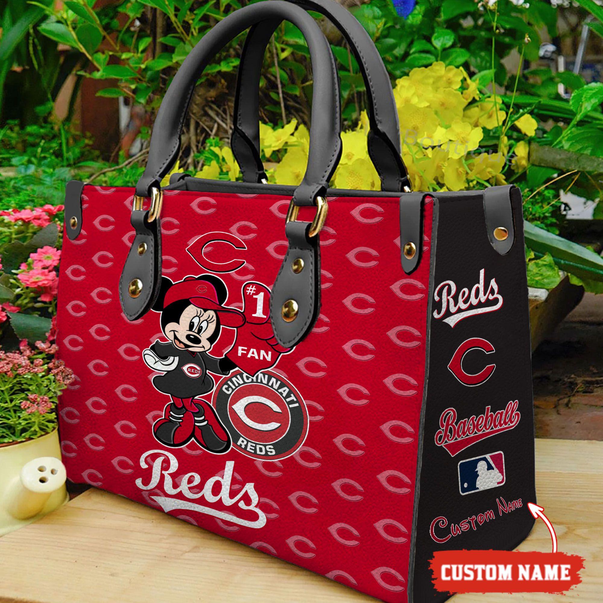 Cincinnati Reds Minnie Women Leather Hand Bag M1 0805DS005
