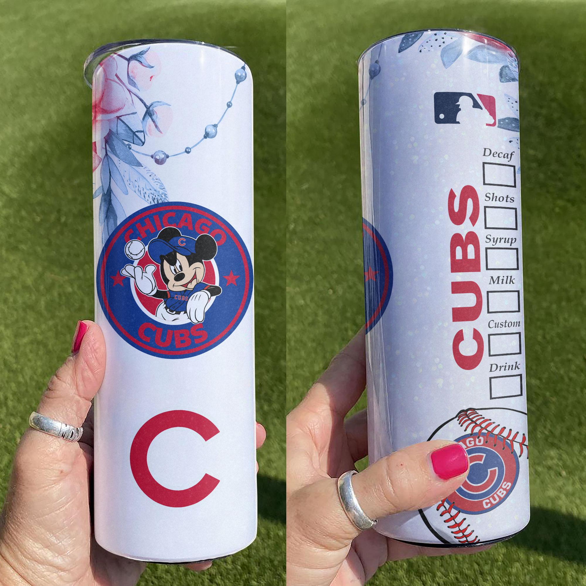 Chicago Cubs Mickey Skinny Tumbler
