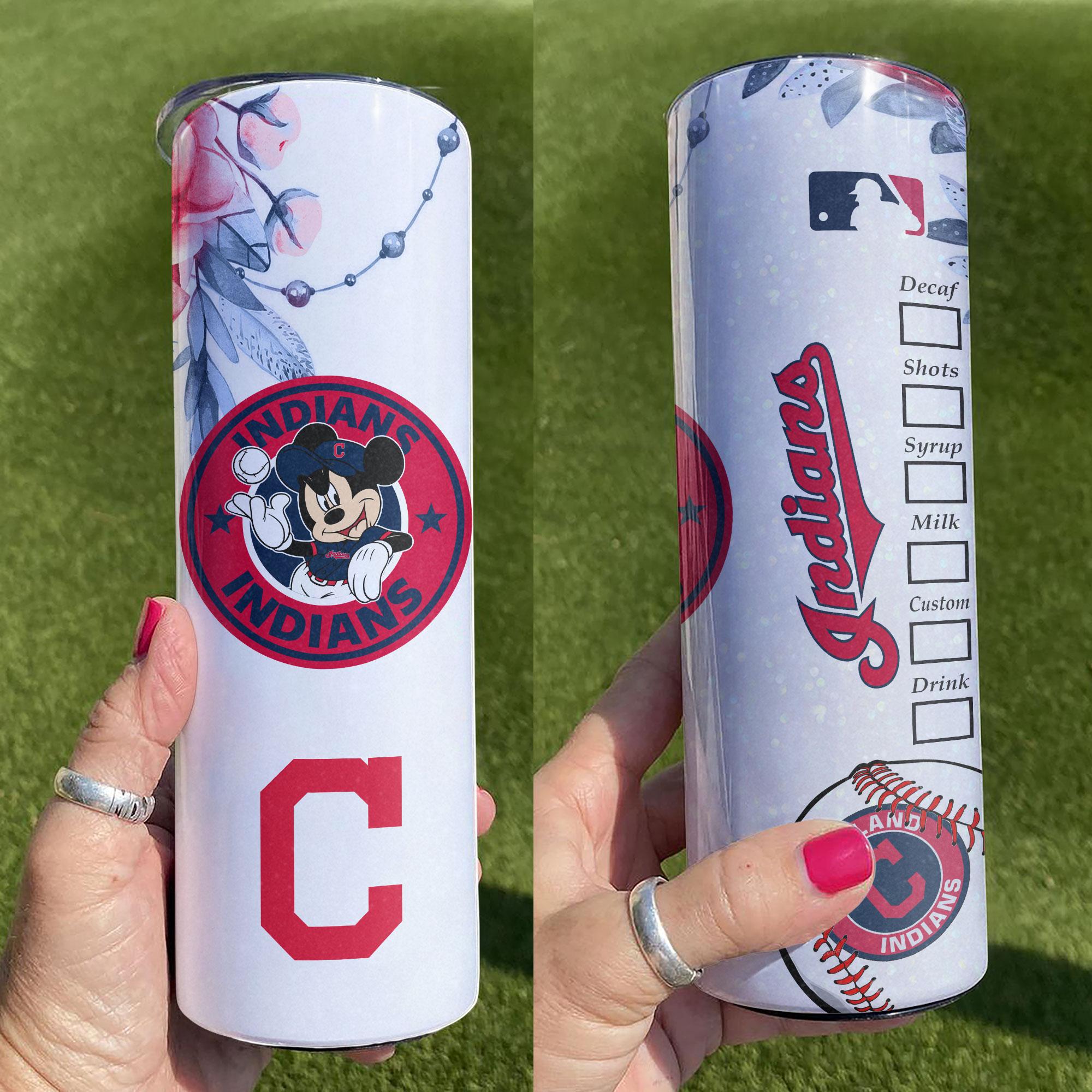 Cleveland Indians Mickey Skinny Tumbler