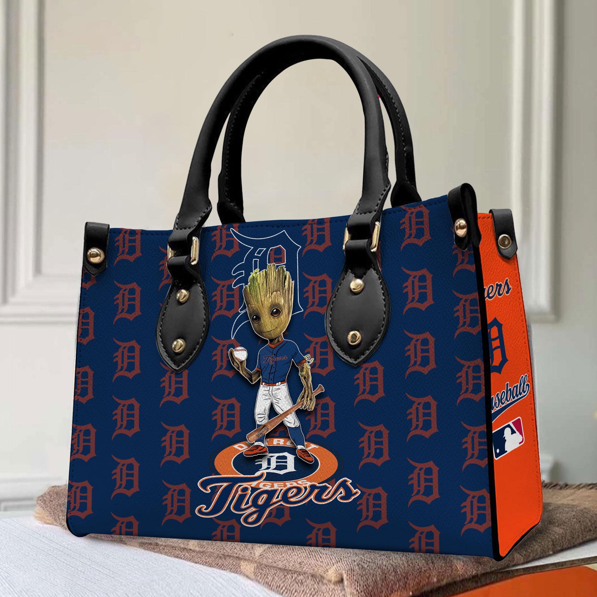 Detroit Tigers Groot Women Leather Hand Bag M1 