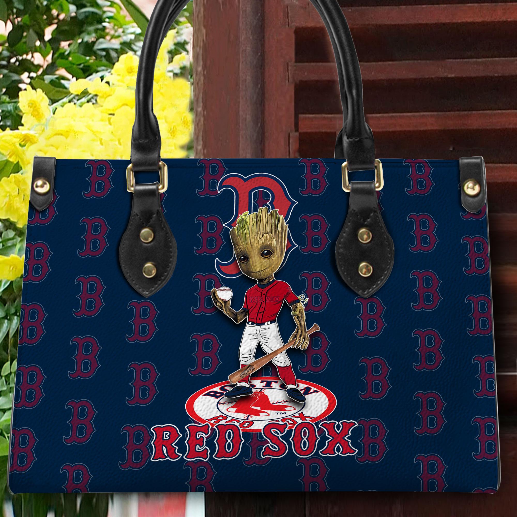 Boston Red Sox Groot Women Leather Hand Bag M1 