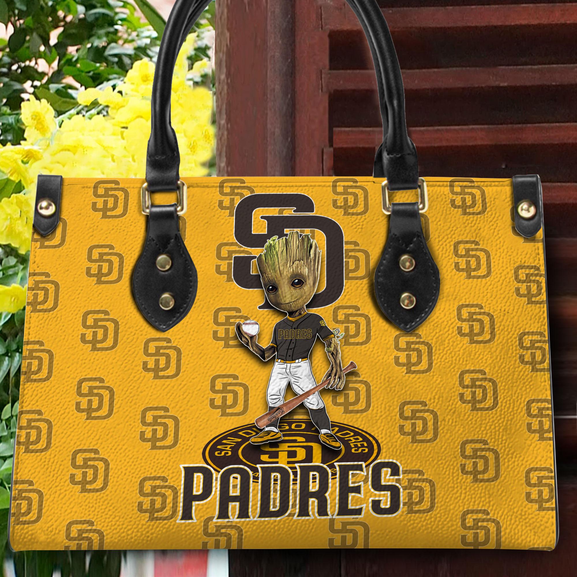 San Diego Padres Groot Women Leather Hand Bag M1 